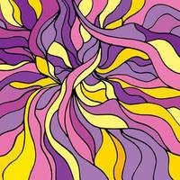 Fabric abstract doodles, hand drawn, lines, print, art. vector