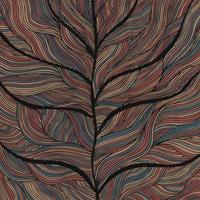 hojas naturales y raíces buenas para fondo, papel tapiz, impresión, arte vector