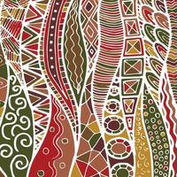 Fabric abstract doodles, hand drawn, lines, print, art. vector