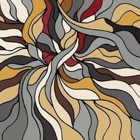 Fabric abstract doodles, hand drawn, lines, print, art. vector