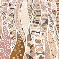 Fabric abstract doodles, hand drawn, lines, print, art. vector