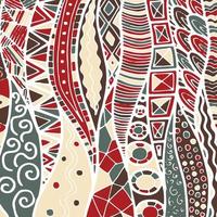 Fabric abstract doodles, hand drawn, lines, print, art. vector