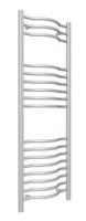 Standing chrome towel holder rack and rails photo