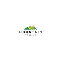 Mountain logo vector icon design template