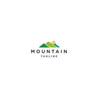 Mountain logo vector icon design template