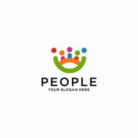 People logo vector icon design template