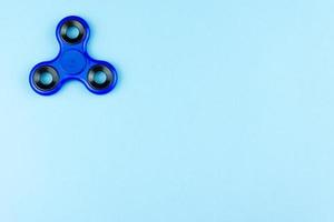 Spinner of blue color photo