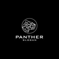 vector de diseño de icono de logotipo de pantera