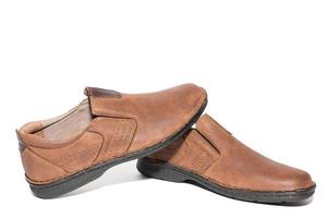 Brown men's shoes photo