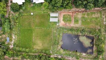 Topview of farm in thailand. photo