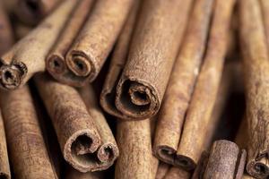 Whole dried cinnamon for baking photo