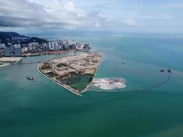 vista aérea tierras de recuperación tanjung seri pinang 2 foto