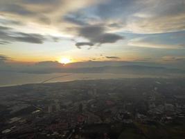 vista aérea de la ciudad de perai foto