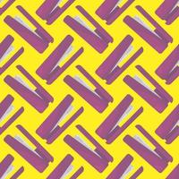 Purple stapler pattern, illustration, vector on white background