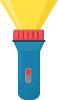 Flashlight toy, illustration, vector on white background.