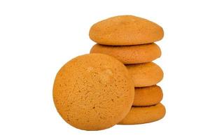 galletas de avena aisladas foto