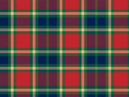 red and green tartan plaid seamless pattern photo