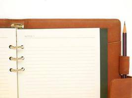 Brown Diary with blank line to fill photo