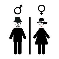 Symbol of man and woman vector