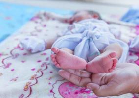 Little baby feet photo