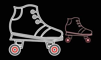 diseño de ilustraciones de svg de patinaje. vector