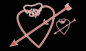 Happy Valentines Day SVG Design. vector