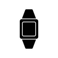 Watch glyph icon illustration. icon illustration related to electronic, technology. Simple vector design editable. Pixel perfect at 32 x 32