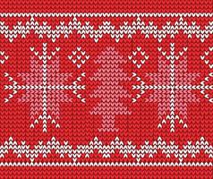 ilustración de vector de patrón bordado de tejido de navidad ucraniano sin costuras con color de moda