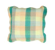 Decorative pillow isolated on white. Clipping path photo