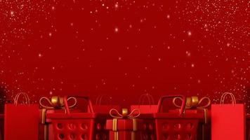 Christmas 3d background photo