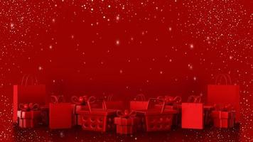 Christmas 3d background photo