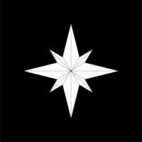 Compass Silhouette for Icon, Symbol, Apps, Website, Pictogram, Art Illustration or Graphic Design Element. Vector Illustration