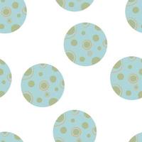 Moon seamless pattern. full moon, eclipse vector