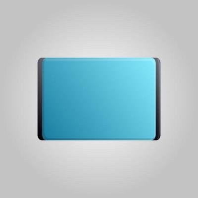 Digital modern touchscreen tablet on a white background. Vector illustration