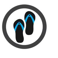 flip flop and slippers vector