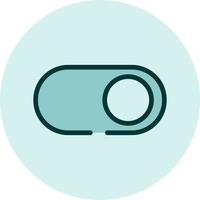 Slide button icon, illustration, vector on a white background.