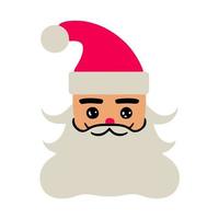 Cartoon Santa Claus Head vector