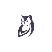 Owl logo icon design illustration vector