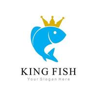 king fish vector logo