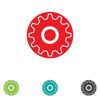 Gear icon vector set. clockwork illustration sign collection. Mechanics symbol.