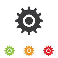 Gear icon vector set. clockwork illustration sign collection. Mechanics symbol.