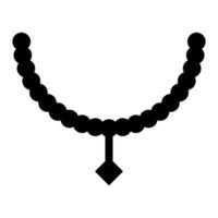 Necklace Icon Style vector