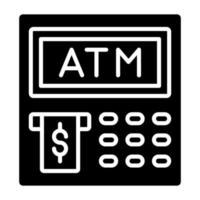 ATM Icon Style vector