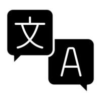 Language Icon Style vector