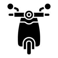 estilo de icono de scooter vector