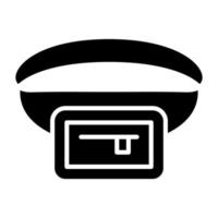 Waist Bag Icon Style vector