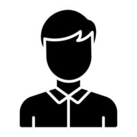 Character Male Icon Style vector