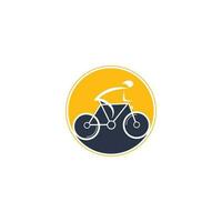 Bicycle vector logo design. Bike Shop Corporate branding identity . Bicycle logo.