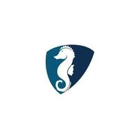 Sea Horse vector logo design