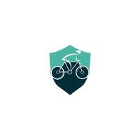 diseño de logotipo vectorial de concepto de forma de corazón de bicicleta. tienda de bicicletas identidad de marca corporativa. logotipo de bicicleta. vector